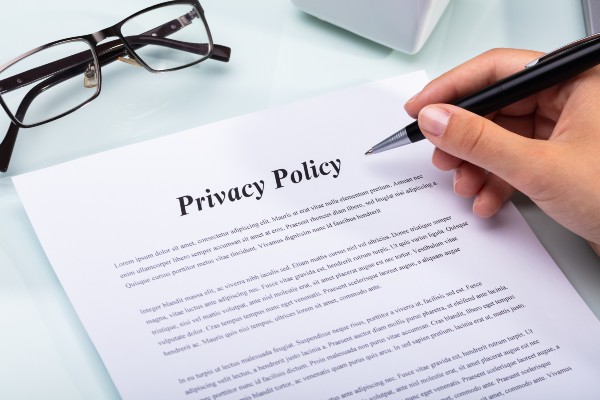 image depicting a privacy policy